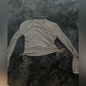 Forever 21 long sleeve stripped shirt